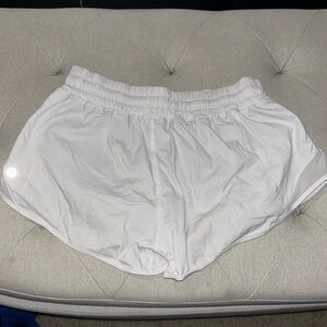 White Lululemon Shorts